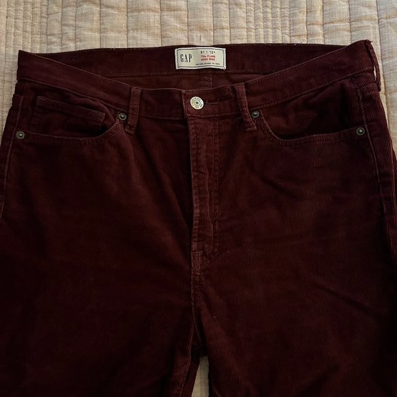 Gap 70’s Flare High-Rise Corduroy Pants Size 12 / 31 - Picture 11 of 13